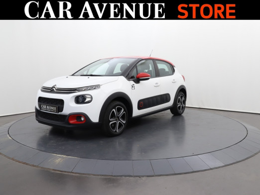 Used CITROEN C3 PureTech 110ch Graphic S&S E6.d 2019 Blanc Banquise - Rouge Aden € 10,990 in Lesménils