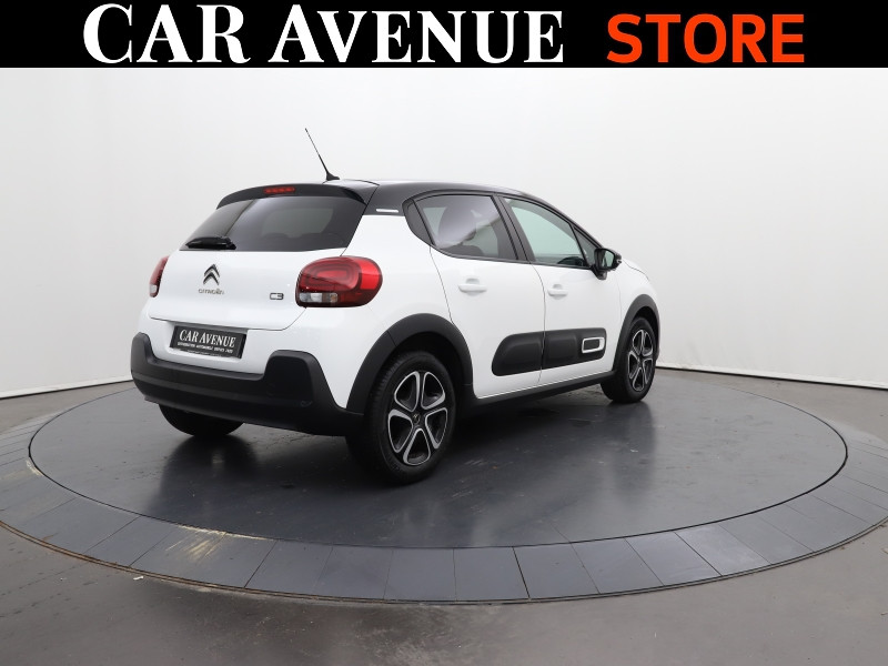 Used CITROEN C3 1.2 PureTech 83ch S&S Feel Pack 2021 Blanc Banquise (O) - Noir Onyx € 9490 in Lesménils