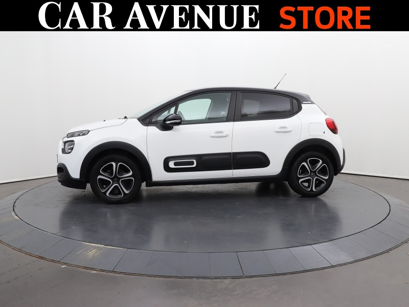 Used CITROEN C3 1.2 PureTech 83ch S&S Feel Pack 2021 Blanc Banquise (O) - Noir Onyx € 9490 in Lesménils