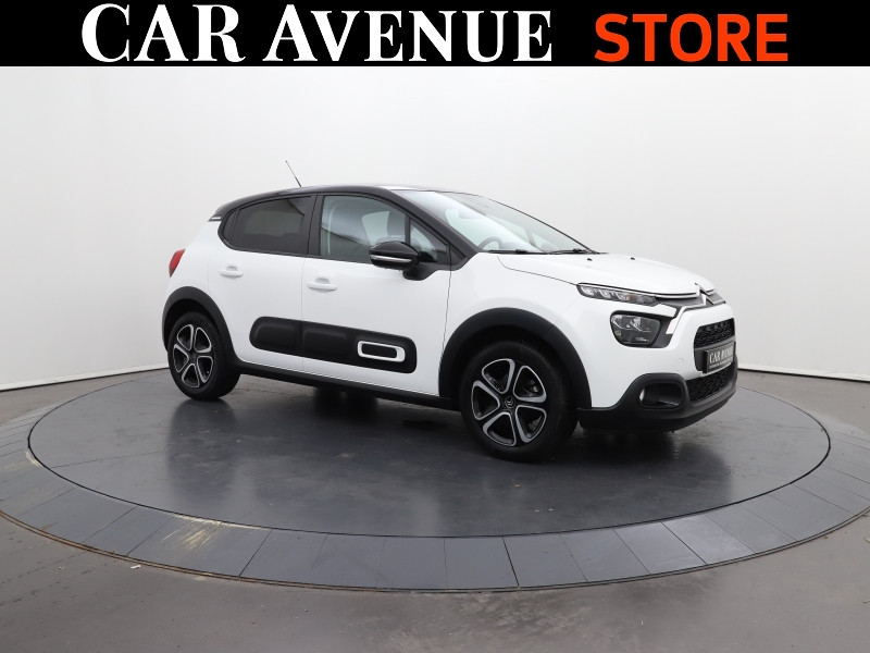 Used CITROEN C3 1.2 PureTech 83ch S&S Feel Pack 2021 Blanc Banquise (O) - Noir Onyx € 9490 in Lesménils