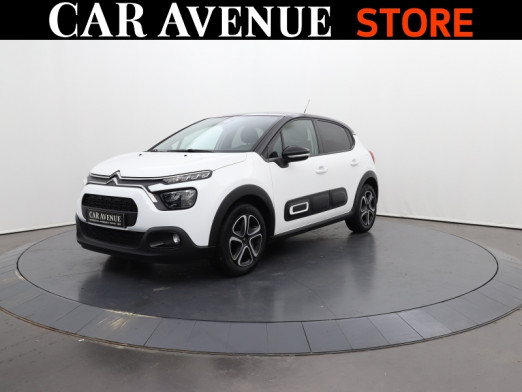 Used CITROEN C3 1.2 PureTech 83ch S&S Feel Pack 2021 Blanc Banquise (O) - Noir Onyx € 11,990 in Lesménils