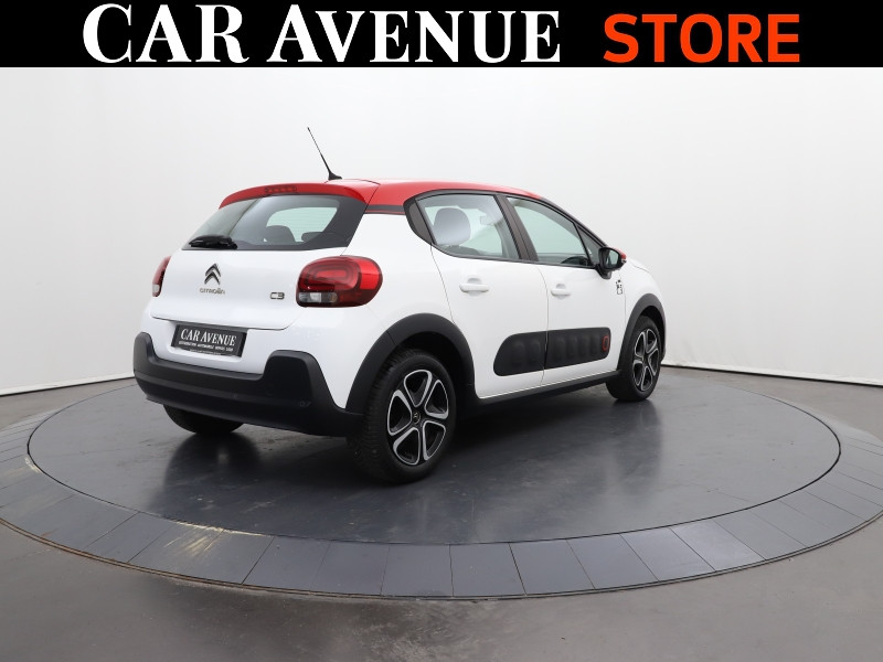 Used CITROEN C3 PureTech 82ch Graphic S&S E6.d 2019 Blanc Banquise - Rouge Aden € 8990 in Lesménils