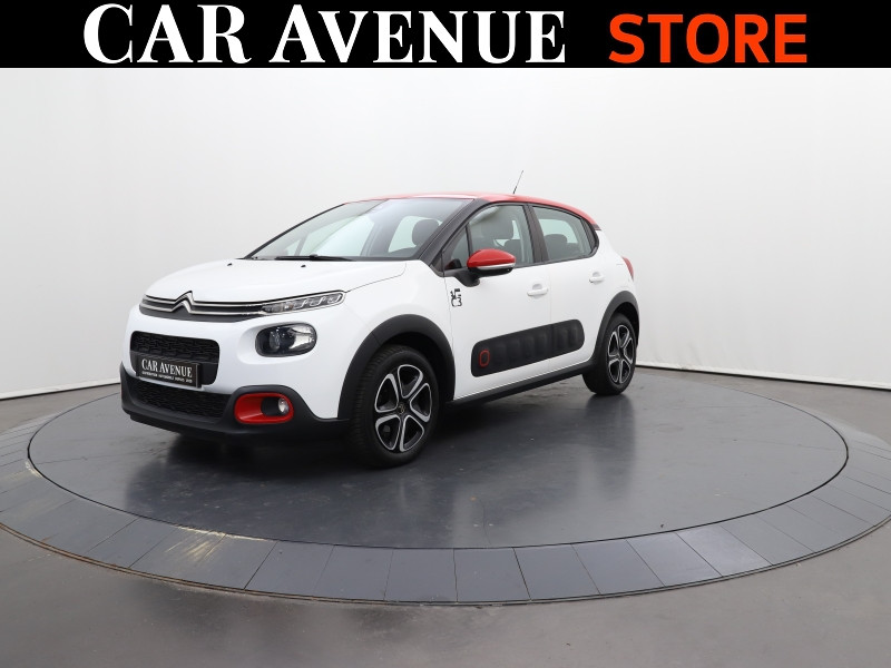 Used CITROEN C3 PureTech 82ch Graphic S&S E6.d 2019 Blanc Banquise - Rouge Aden € 8990 in Lesménils