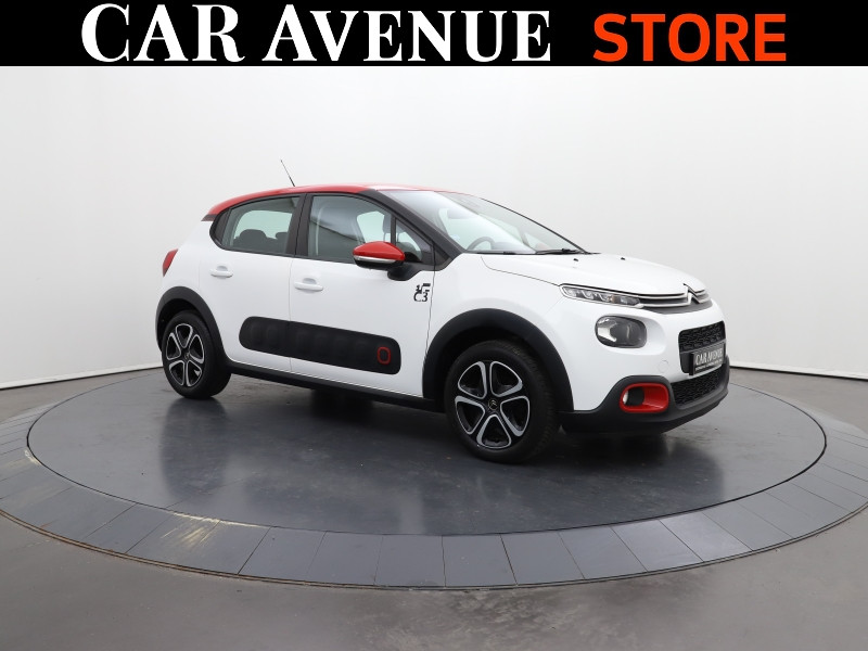 Used CITROEN C3 PureTech 82ch Graphic S&S E6.d 2019 Blanc Banquise - Rouge Aden € 8990 in Lesménils