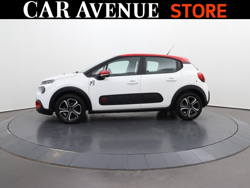 Used CITROEN C3 PureTech 82ch Graphic S&S E6.d 2019 Blanc Banquise - Rouge Aden € 8990 in Lesménils
