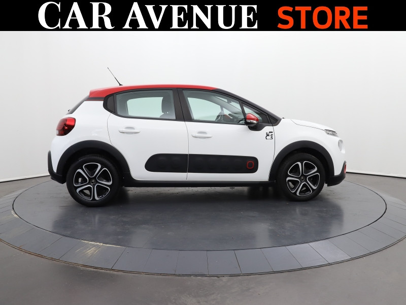 Used CITROEN C3 PureTech 82ch Graphic S&S E6.d 2019 Blanc Banquise - Rouge Aden € 8990 in Lesménils