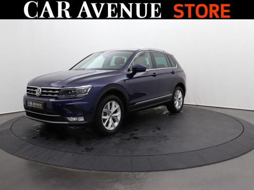 Used VOLKSWAGEN Tiguan 2.0 TDI 190ch BlueMotion Technology Carat 4Motion DSG7 2016 Bleu Atlantique € 20,990 in Lesménils