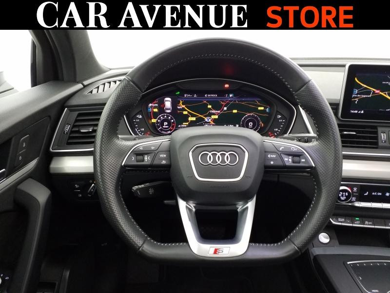 Occasion AUDI Q5 55 TFSI e 367ch S line quattro S tronic 7 Euro6d-T 15cv 2020 Blanc Glacier 41990 € à Lesménils