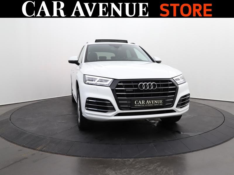 Occasion AUDI Q5 55 TFSI e 367ch S line quattro S tronic 7 Euro6d-T 15cv 2020 Blanc Glacier 41990 € à Lesménils