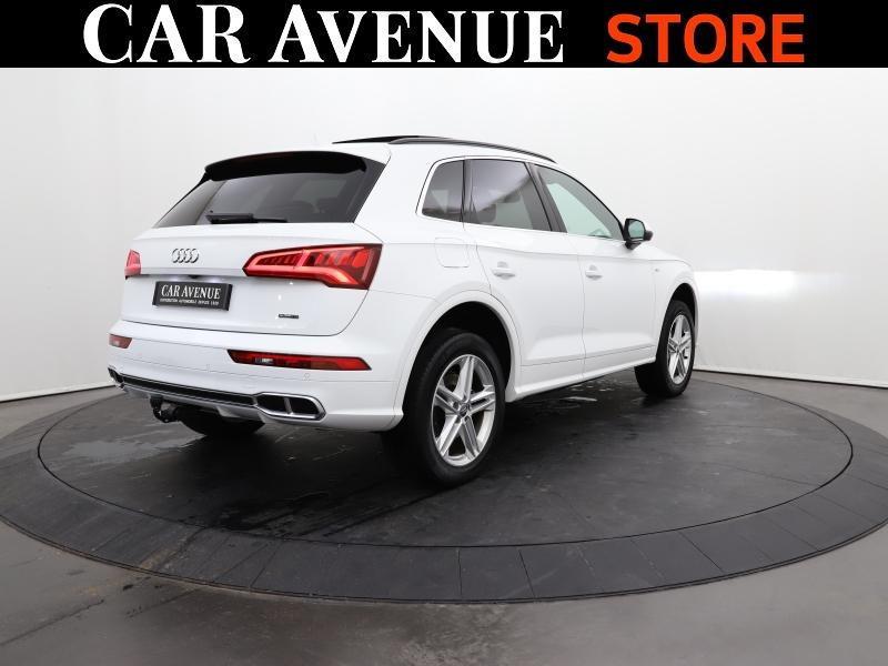 Occasion AUDI Q5 55 TFSI e 367ch S line quattro S tronic 7 Euro6d-T 15cv 2020 Blanc Glacier 41990 € à Lesménils