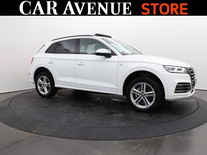 Occasion AUDI Q5 55 TFSI e 367ch S line quattro S tronic 7 Euro6d-T 15cv 2020 Blanc Glacier 41990 € à Lesménils