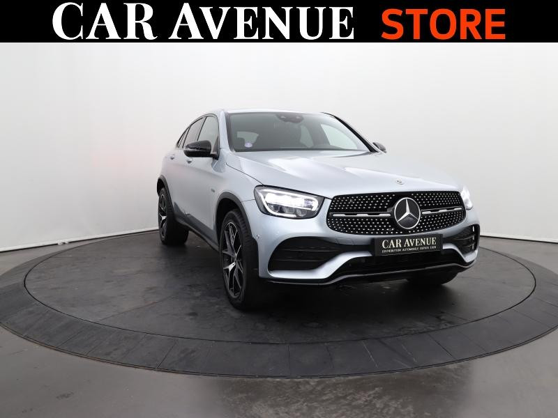 Occasion MERCEDES-BENZ GLC Coupé 300 de 194+122ch AMG Line 4Matic 9G-Tronic 2021 Argent mojave métallisé 44490 € à Lesménils