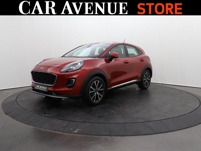 Occasion FORD Puma 1.0 EcoBoost 125ch mHEV Titanium 6cv 2021 Rouge Fantastic Métallisée Premium 16490 € à Lesménils