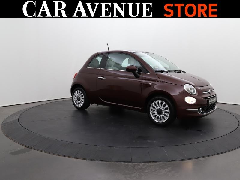 Used FIAT 500 1.2 8v 69ch Lounge 2018 Coloris Métal Opéra Bordeaux € 8990 in Lesménils