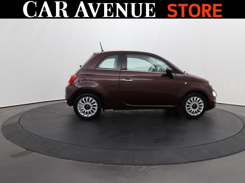Used FIAT 500 1.2 8v 69ch Lounge 2018 Coloris Métal Opéra Bordeaux € 8990 in Lesménils