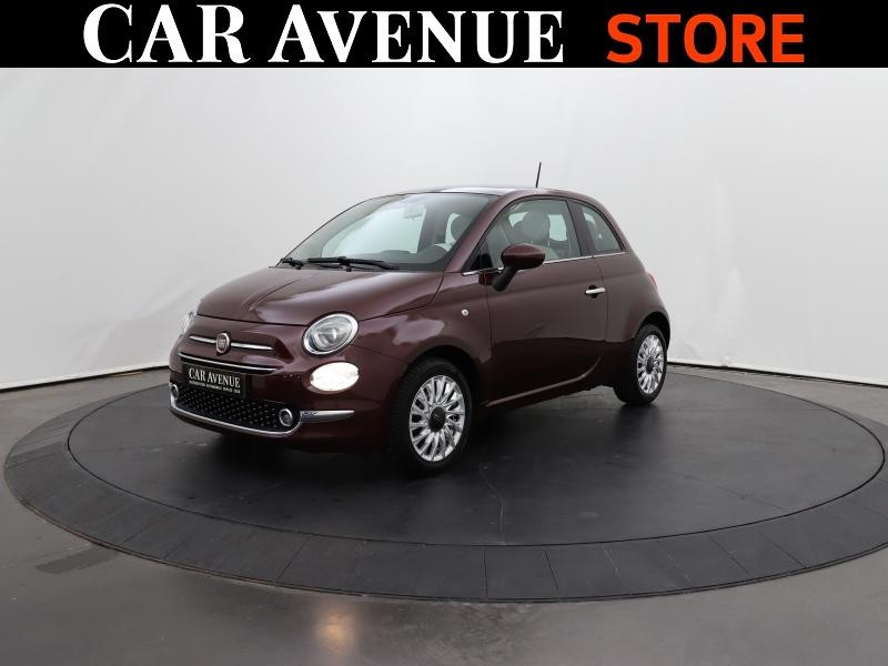 Used FIAT 500 1.2 8v 69ch Lounge 2018 Coloris Métal Opéra Bordeaux € 8990 in Lesménils
