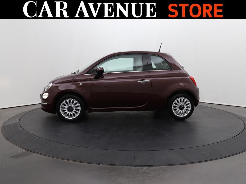 Used FIAT 500 1.2 8v 69ch Lounge 2018 Coloris Métal Opéra Bordeaux € 8990 in Lesménils