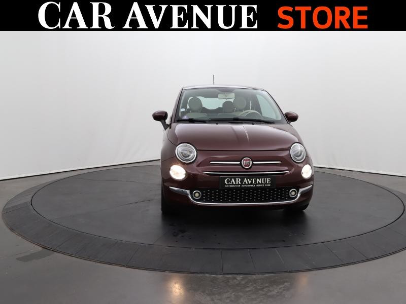 Used FIAT 500 1.2 8v 69ch Lounge 2018 Coloris Métal Opéra Bordeaux € 8990 in Lesménils