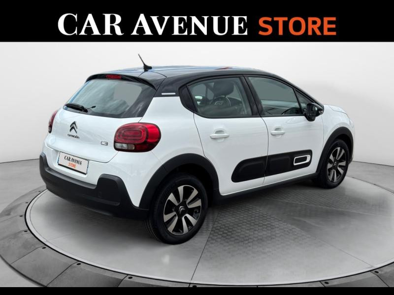 Occasion CITROEN C3 1.2 PureTech 83ch S&S Shine 2020 Blanc Banquise (O) - Noir Onyx 10490 € à Lesménils
