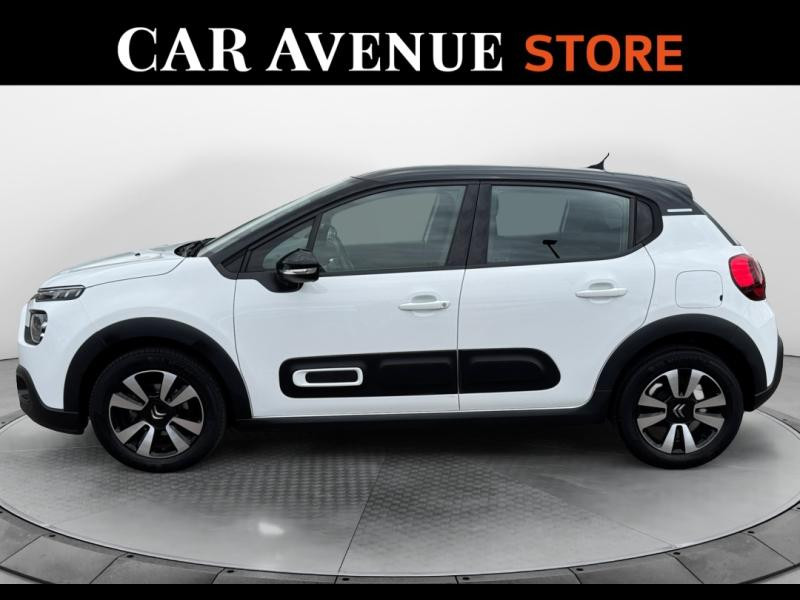Occasion CITROEN C3 1.2 PureTech 83ch S&S Shine 2020 Blanc Banquise (O) - Noir Onyx 10490 € à Lesménils