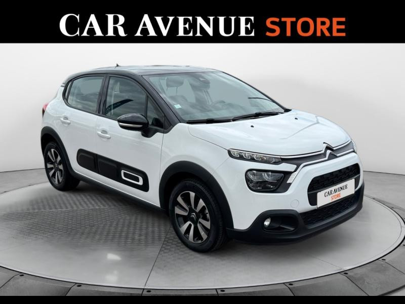 Occasion CITROEN C3 1.2 PureTech 83ch S&S Shine 2020 Blanc Banquise (O) - Noir Onyx 10490 € à Lesménils