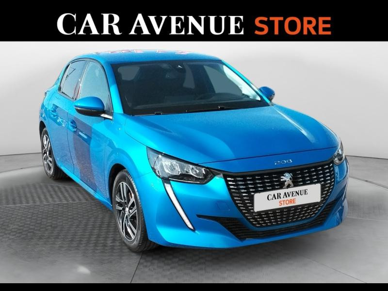 Occasion PEUGEOT 208 1.2 PureTech 100ch S&S Allure 2021 Bleu Vertigo 11990 € à Lesménils