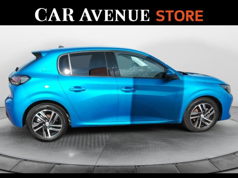 Occasion PEUGEOT 208 1.2 PureTech 100ch S&S Allure 2021 Bleu Vertigo 11990 € à Lesménils