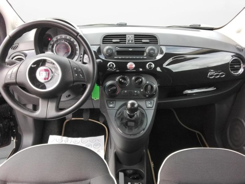 Occasion FIAT 500 1.2 8v 69ch Lounge 2015 Coloris Métal Crossover Black 8490 € à Lesménils