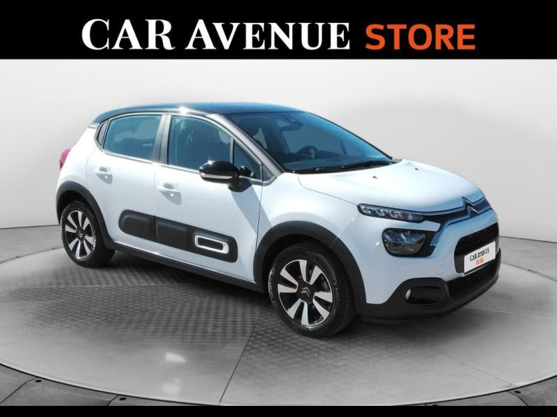 Occasion CITROEN C3 1.5 BlueHDi 100ch S&S Shine E6.d 2021 Blanc Banquise (O) - Noir Onyx 13490 € à Lesménils