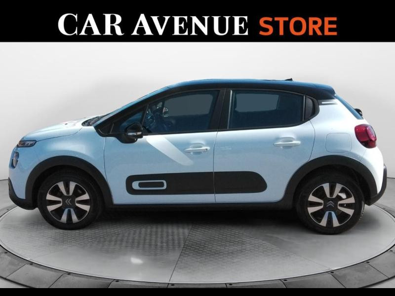 Occasion CITROEN C3 1.5 BlueHDi 100ch S&S Shine E6.d 2021 Blanc Banquise (O) - Noir Onyx 13490 € à Lesménils