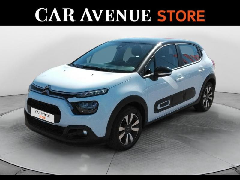 Occasion CITROEN C3 1.5 BlueHDi 100ch S&S Shine E6.d 2021 Blanc Banquise (O) - Noir Onyx 13490 € à Lesménils
