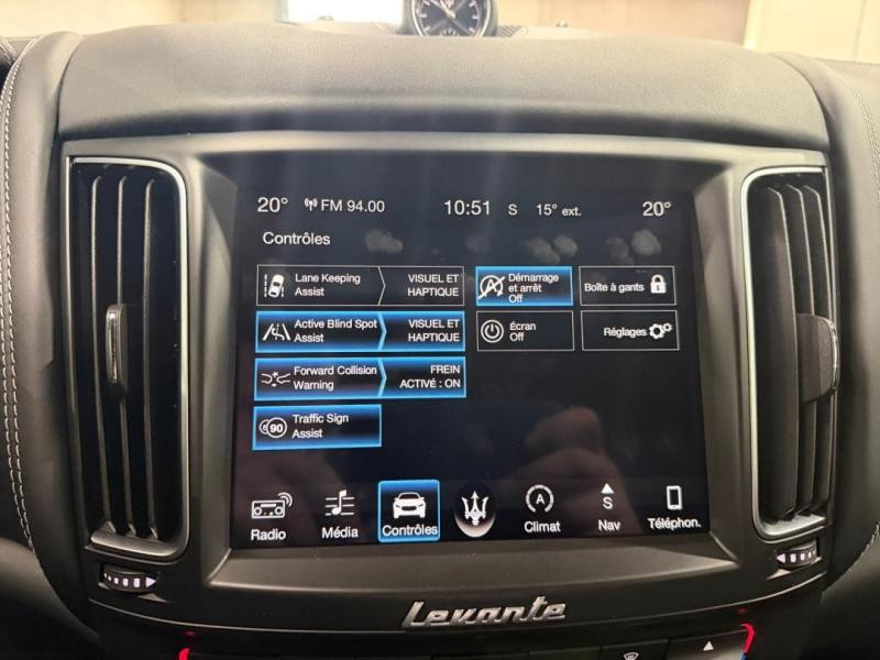 Occasion MASERATI Levante 3.0 V6 350ch Q4 270g 2018 Noir 38990 € à Lesménils