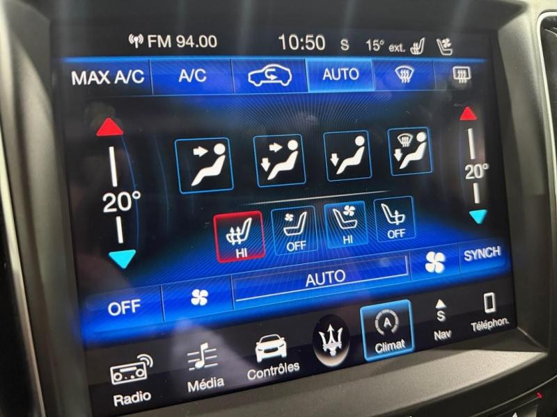 Occasion MASERATI Levante 3.0 V6 350ch Q4 270g 2018 Noir 38990 € à Lesménils