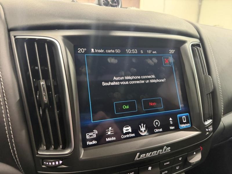 Occasion MASERATI Levante 3.0 V6 350ch Q4 270g 2018 Noir 38990 € à Lesménils