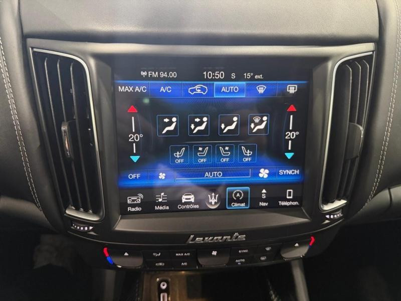 Occasion MASERATI Levante 3.0 V6 350ch Q4 270g 2018 Noir 38990 € à Lesménils