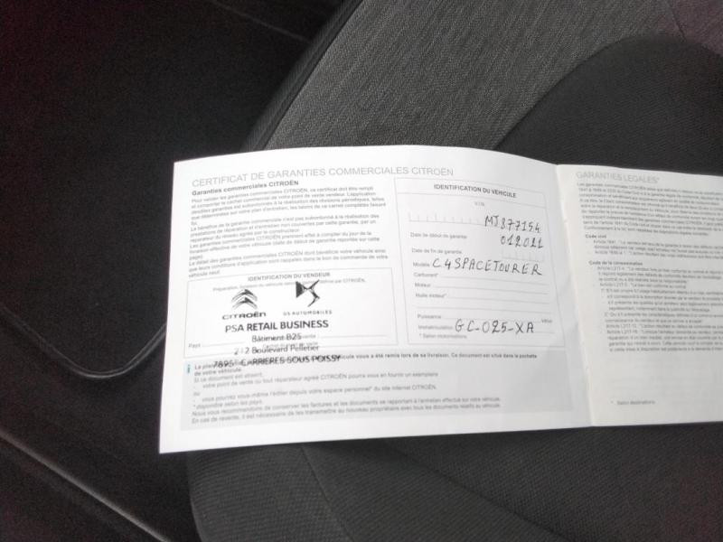 Occasion CITROEN Grand C4 SpaceTourer BlueHDi 130ch S&S Business EAT8 E6.d 2021 Gris Acier (M) 15870 € à Lesménils