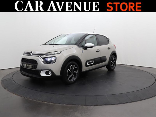 Used CITROEN C3 1.2 PureTech 110ch S&S Saint James 121g 2021 Sable (N) - Blanc Opale € 12,290 in Lesménils