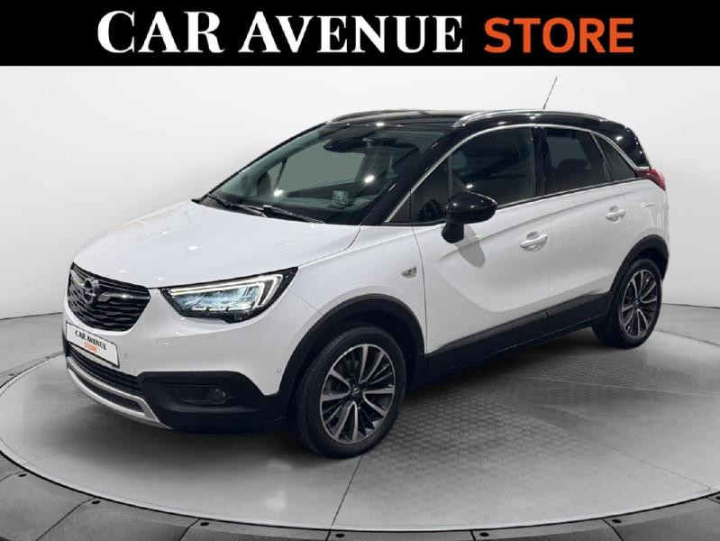 Occasion OPEL Crossland X 1.2 Turbo 110ch Innovation Euro 6d-T 2019 Blanc Glacier/Toit Noir Profond 11490 € à Lesménils