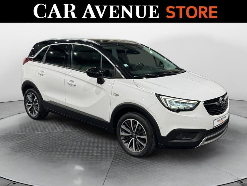 Occasion OPEL Crossland X 1.2 Turbo 110ch Innovation Euro 6d-T 2019 Blanc Glacier/Toit Noir Profond 11490 € à Lesménils