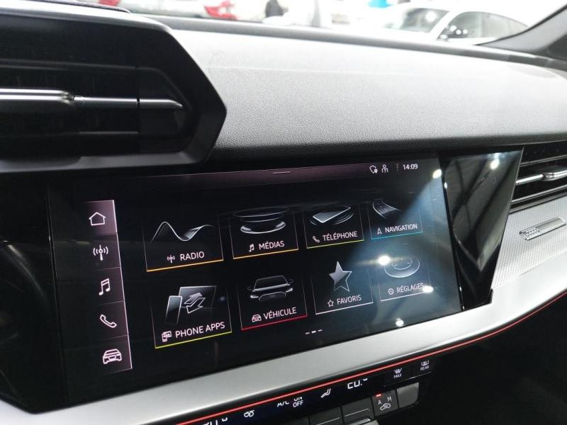 Occasion AUDI A3 Sportback 35 TFSI 150ch Mild Hybrid Design S tronic 7 2021 Bleu Atoll métallisé 22490 € à Lesménils