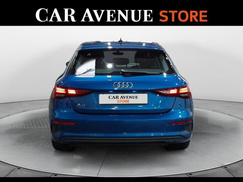 Occasion AUDI A3 Sportback 35 TFSI 150ch Mild Hybrid Design S tronic 7 2021 Bleu Atoll métallisé 22490 € à Lesménils