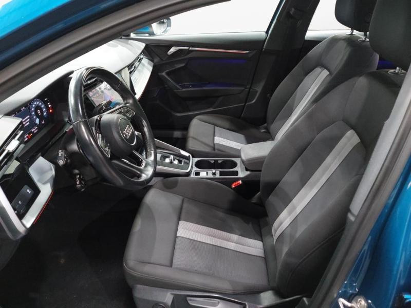 Occasion AUDI A3 Sportback 35 TFSI 150ch Mild Hybrid Design S tronic 7 2021 Bleu Atoll métallisé 22490 € à Lesménils