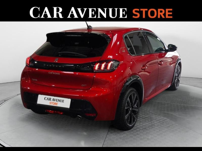 Occasion PEUGEOT 208 1.2 PureTech 100ch S&S GT EAT8 2023 Rouge Elixir (V) 16990 € à Lesménils