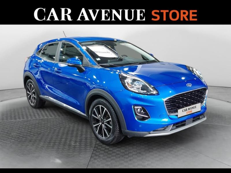 Occasion FORD Puma 1.0 EcoBoost 125ch mHEV Titanium 6cv 2020 Bleu 15450 € à Lesménils