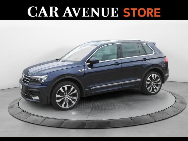 Used VOLKSWAGEN Tiguan 2.0 TDI 190ch Carat 4Motion DSG7 2018 Bleu Atlantique € 24990 in Lesménils