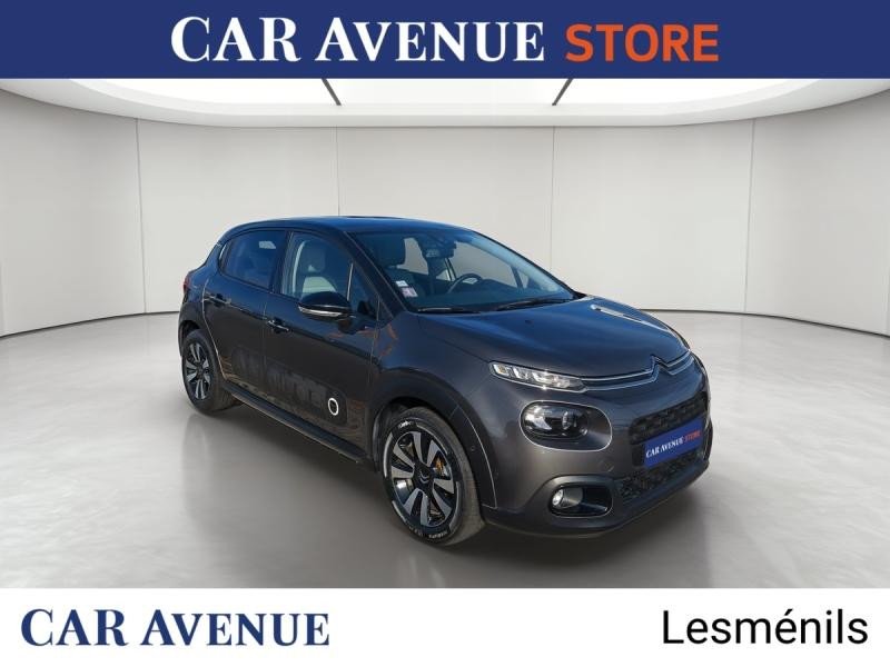 Used CITROEN C3 PureTech 110ch Shine S&S EAT6 E6.d 2019 Gris Platinium € 10990 in Lesménils