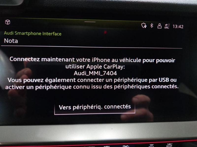 Occasion AUDI A3 Sportback 35 TFSI 150ch Mild Hybrid S line S tronic 7 2021 Blanc 25990 € à Lesménils