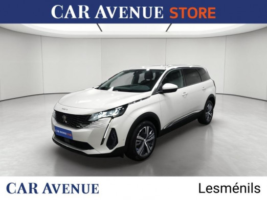 Occasion PEUGEOT 5008 1.5 BlueHDi 130ch S&S Allure Pack EAT8 2021 Blanc Nacré (N) 20 490 € à Lesménils