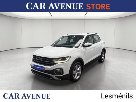 Occasion VOLKSWAGEN T-Cross 1.6 TDI 95ch Carat DSG7 2020 Blanc Pur 17 490 € à Lesménils