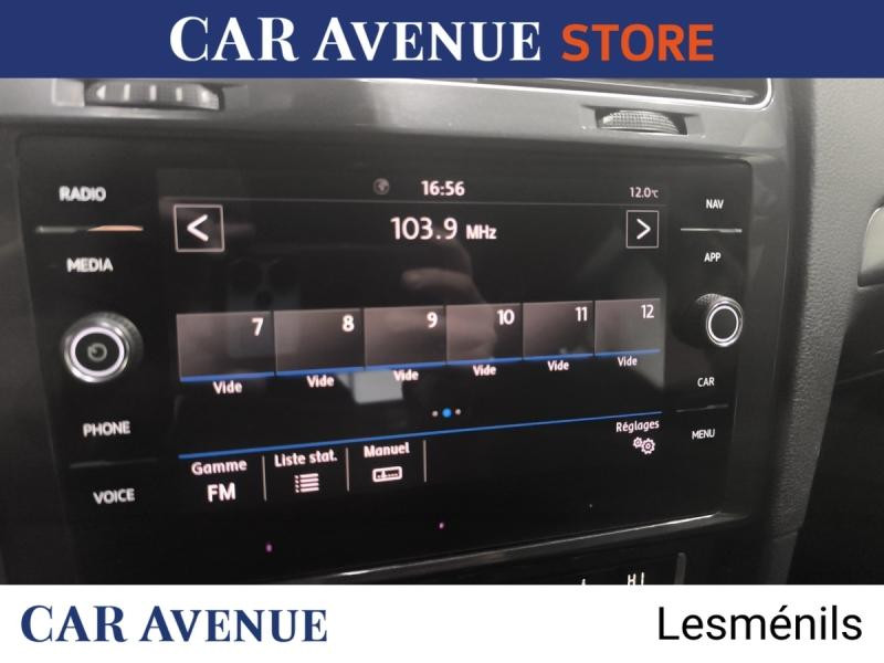 Occasion VOLKSWAGEN Golf 1.4 TSI 150ch ACT BlueMotion Technology Carat 5p 2017 Gris Urano 16990 € à Lesménils